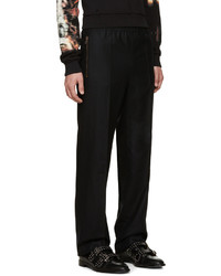 Мужские черные шерстяные спортивные штаны от Givenchy