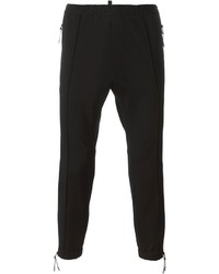Мужские черные шерстяные спортивные штаны от DSQUARED2
