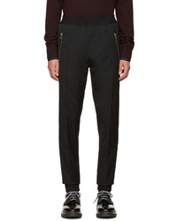 Мужские черные шерстяные спортивные штаны от Givenchy