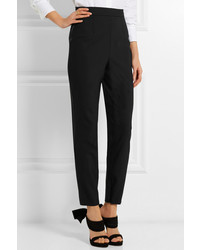 Черные шерстяные узкие брюки от Dolce & Gabbana