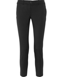 Черные шерстяные узкие брюки от Michael Kors