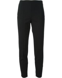 Черные шерстяные узкие брюки от RED Valentino