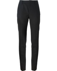 Черные шерстяные узкие брюки от Saint Laurent
