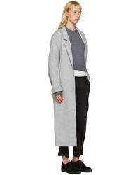 Черные шерстяные широкие брюки от Jil Sander Navy