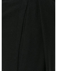 Черные шерстяные широкие брюки от Stephan Schneider