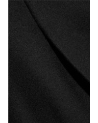 Черные шерстяные широкие брюки от Max Mara