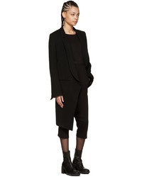 Женские черные шерстяные шорты от Rick Owens Lilies