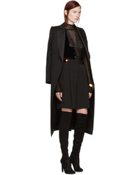 Женские черные шерстяные шорты от Givenchy