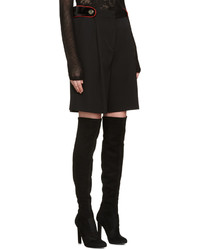 Женские черные шерстяные шорты от Givenchy