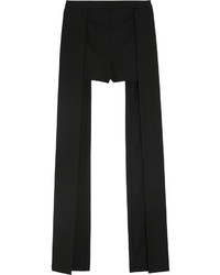 Женские черные шерстяные шорты от Chalayan