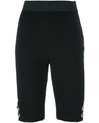 Женские черные шерстяные шорты от Dolce & Gabbana