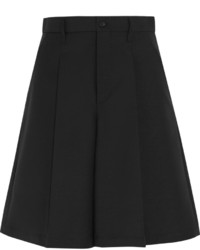 Женские черные шерстяные шорты от Junya Watanabe