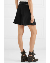 Женские черные шерстяные шорты от Chloé