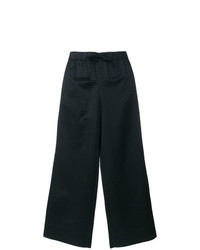 Черные широкие брюки в горошек от A.P.C.