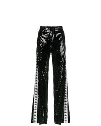 Черные широкие брюки с пайетками от Faith Connexion