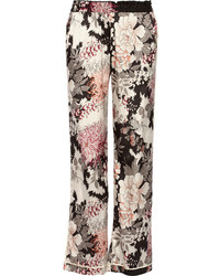 Черные широкие брюки с цветочным принтом от DAY Birger et Mikkelsen