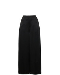 Черные широкие брюки от Adeam