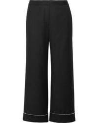 Черные широкие брюки от Alexander Wang