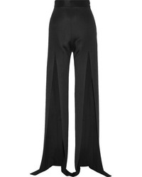 Черные широкие брюки от Balmain