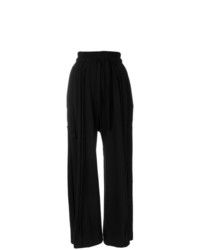 Черные широкие брюки от Barbara I Gongini