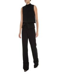 Черные широкие брюки от Framed