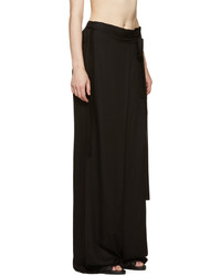 Черные широкие брюки от Ann Demeulemeester