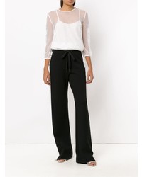 Черные широкие брюки от Nk