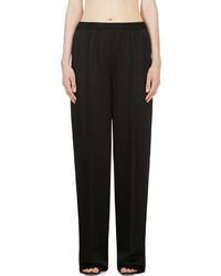 Черные широкие брюки от Calvin Klein Collection