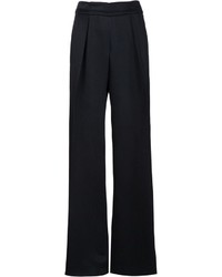 Черные широкие брюки от Carolina Herrera