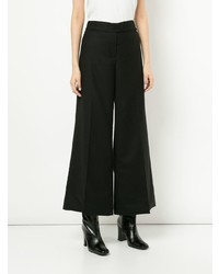 Черные широкие брюки от Chanel Vintage