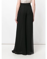 Черные широкие брюки от Edward Achour Paris