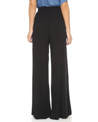 Черные широкие брюки от Splendid