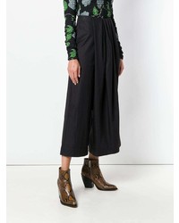 Черные широкие брюки от Christian Wijnants