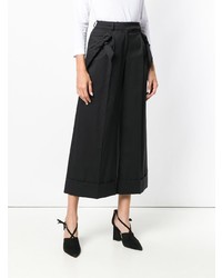Черные широкие брюки от Simone Rocha