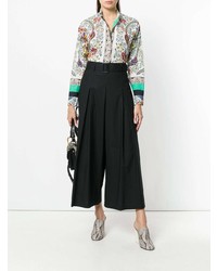 Черные широкие брюки от Etro