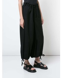 Черные широкие брюки от Y's