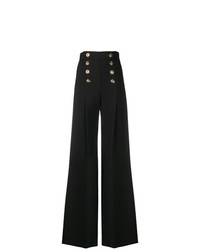 Черные широкие брюки от Elisabetta Franchi
