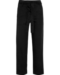 Черные широкие брюки от Etoile Isabel Marant