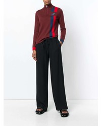 Черные широкие брюки от RED Valentino