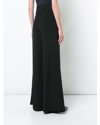 Черные широкие брюки от Cushnie