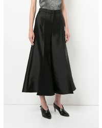 Черные широкие брюки от Rokh