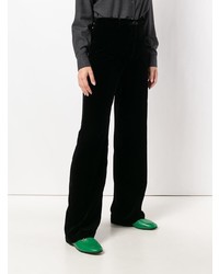 Черные широкие брюки от Aspesi