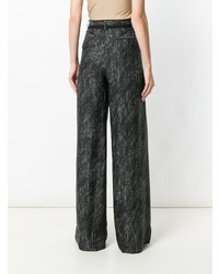 Черные широкие брюки от Ann Demeulemeester