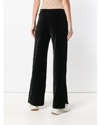 Черные широкие брюки от Moncler