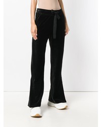 Черные широкие брюки от Moncler