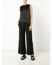 Черные широкие брюки от Lee Mathews