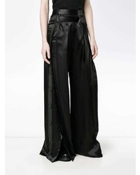 Черные широкие брюки от Ann Demeulemeester