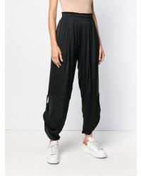 Черные широкие брюки от Styland