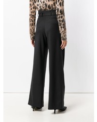Черные широкие брюки от P.A.R.O.S.H.