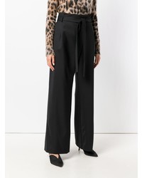 Черные широкие брюки от P.A.R.O.S.H.